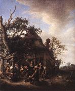 Merry Peasants af OSTADE, Adriaen Jansz. van